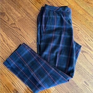 J. Jill Premium B+Stretch Plaid Ankle Pants